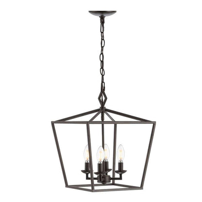 Safavieh - Rosalen 4Lt 14 Inch Pendant - Oil Rub Bronze - PND4086A veiw 2