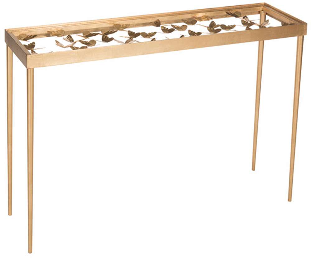 Safavieh - Rosalia Butterfly Console - Gold - Clear - FOX2592A veiw 3