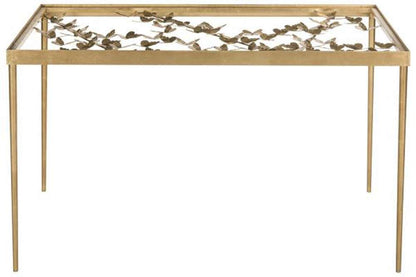 Safavieh - Rosalia Butterfly Desk - Gold - Clear - FOX2588A view 1