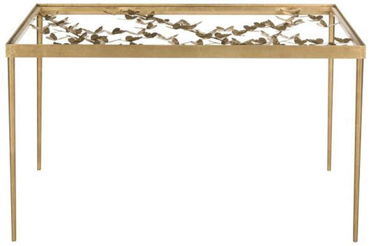Safavieh - Rosalia Butterfly Desk - Gold - Clear - FOX2588A view 1
