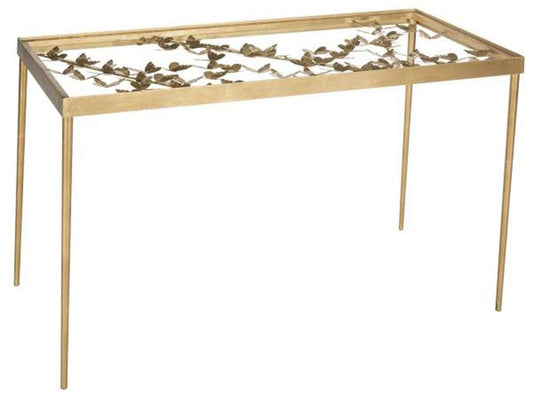 Safavieh - Rosalia Butterfly Desk - Gold - Clear - FOX2588A veiw 2