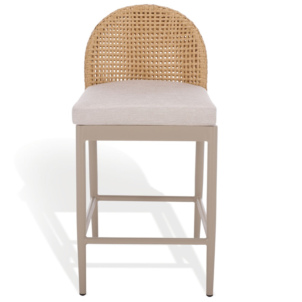 Safavieh - Rosalind Patio Counter Stool / Light Grey / Beige - CPT4019A view 1