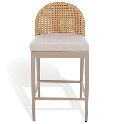 Safavieh - Rosalind Patio Counter Stool / Light Grey / Beige - CPT4019A view 1