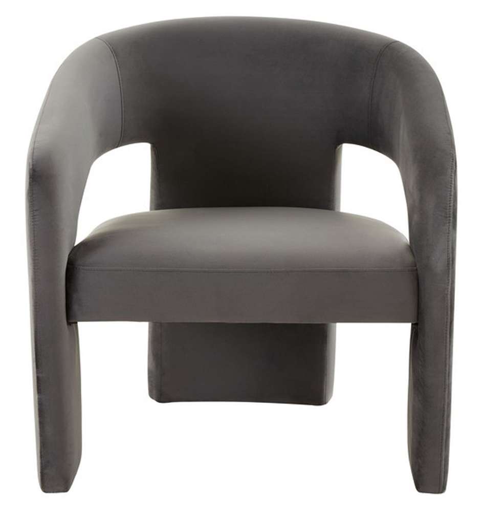 Safavieh - Couture - Roseanna Modern Accent Chair - Dark Grey - SFV4780C veiw 1
