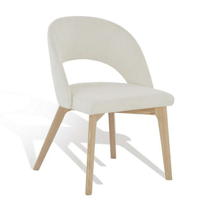 Safavieh - Couture - Rowland Linen Dining Chair - Ivory - Natural - SFV5058A veiw 4
