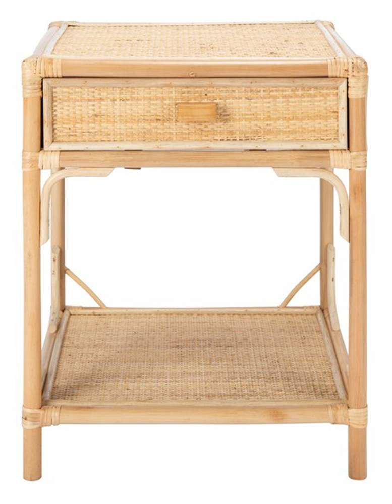 Safavieh - Roya 1 Drwr 1 Shelf Nightstand - Natural - NST4005A veiw 1