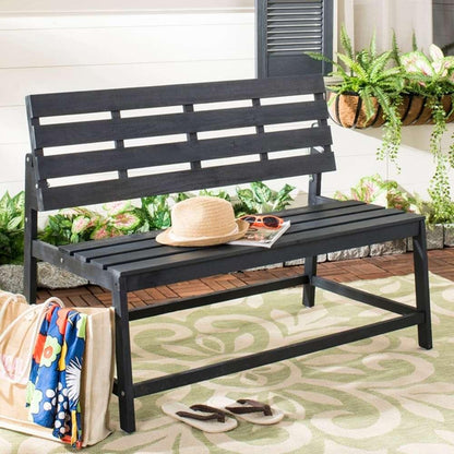 Safavieh - Ruben Balcony Bench And Table - Dark Slate Gray - PAT6753B veiw 2