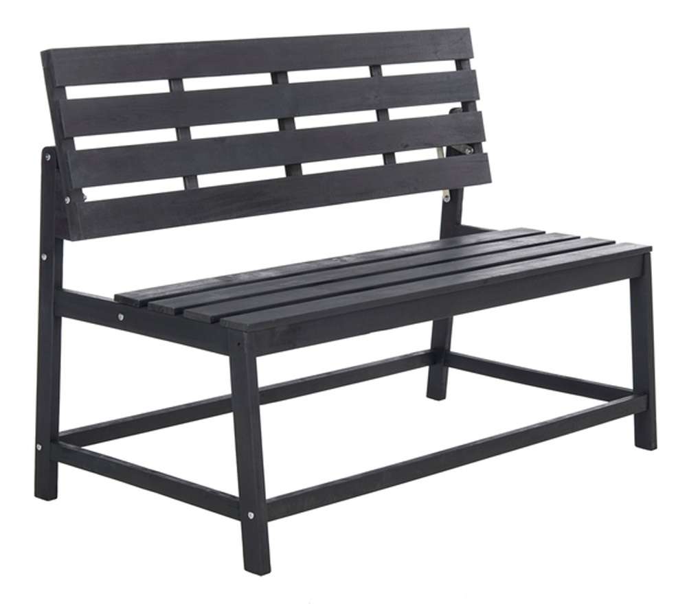 Safavieh - Ruben Balcony Bench And Table - Dark Slate Gray - PAT6753B veiw 3
