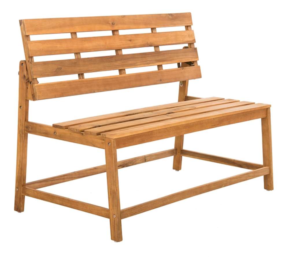 Safavieh - Ruben Balcony Bench And Table - Natural - PAT6753A veiw 2