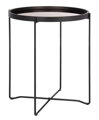 Safavieh - Ruby Small Tray Accent Table - Rose Gold - Black - ACC4206A veiw 3