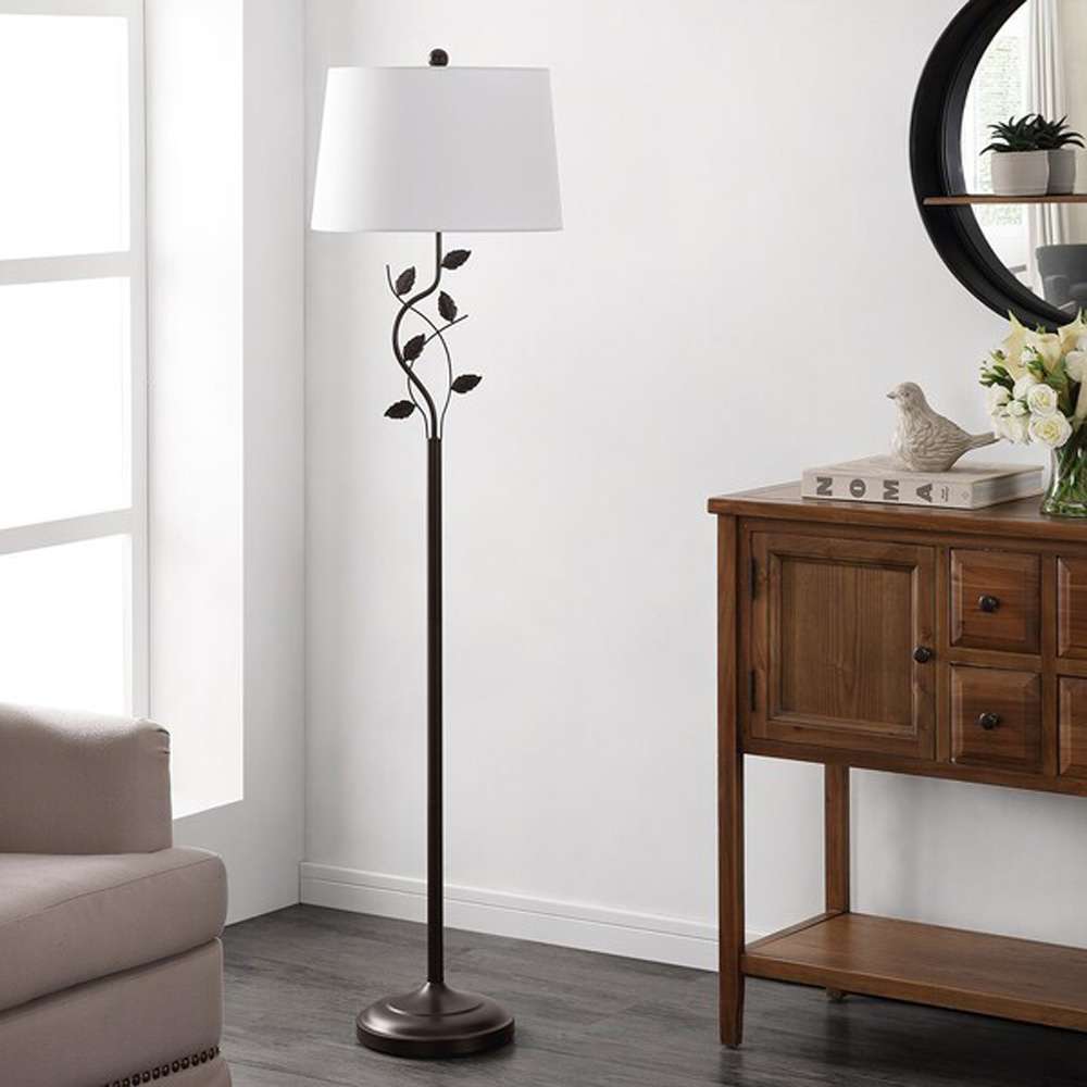Safavieh - Rudy 61.5in Floor Lamp - Oil Rub Bronze - FLL4091A veiw 1