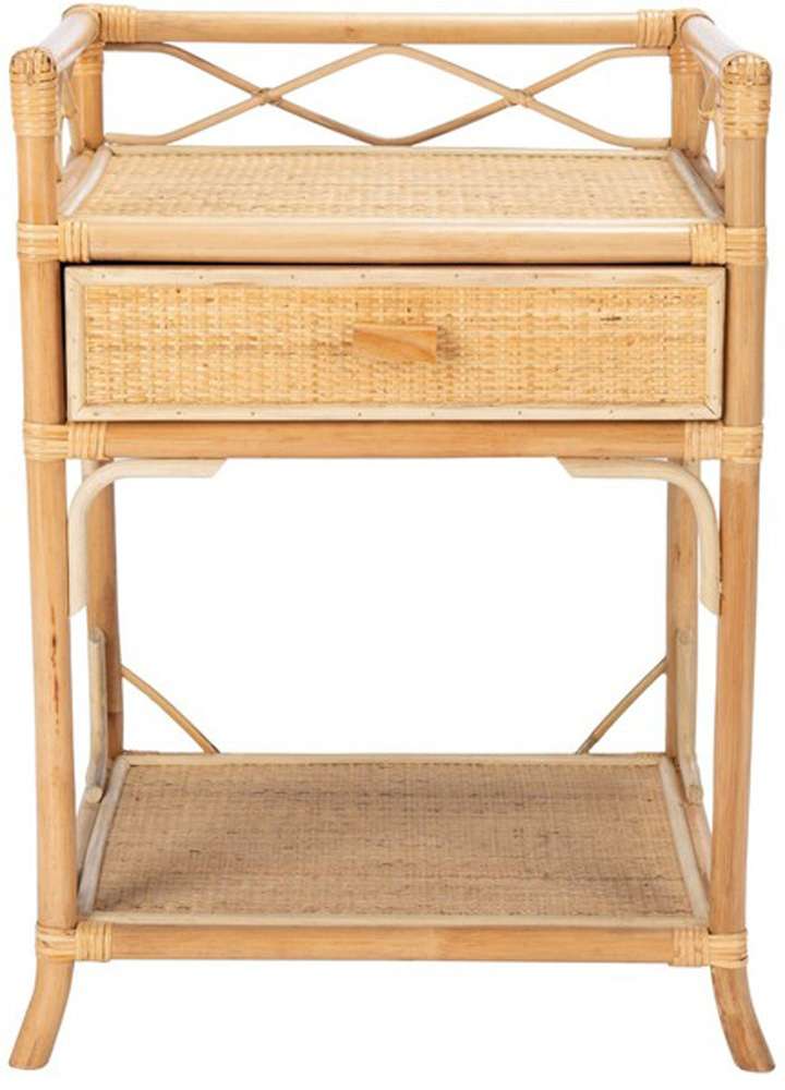 Safavieh - Rumi 1 Drwr 1 Shelf Nightstand - Natural - NST4004A veiw 1