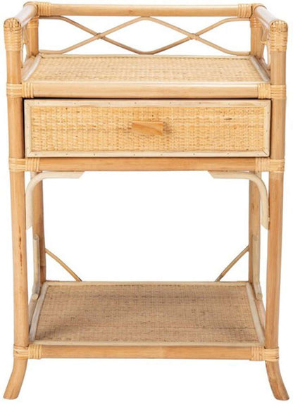 Safavieh - Rumi 1 Drwr 1 Shelf Nightstand - Natural - NST4004A veiw 1