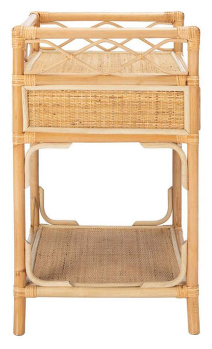 Safavieh - Rumi 1 Drwr 1 Shelf Nightstand - Natural - NST4004A veiw 3