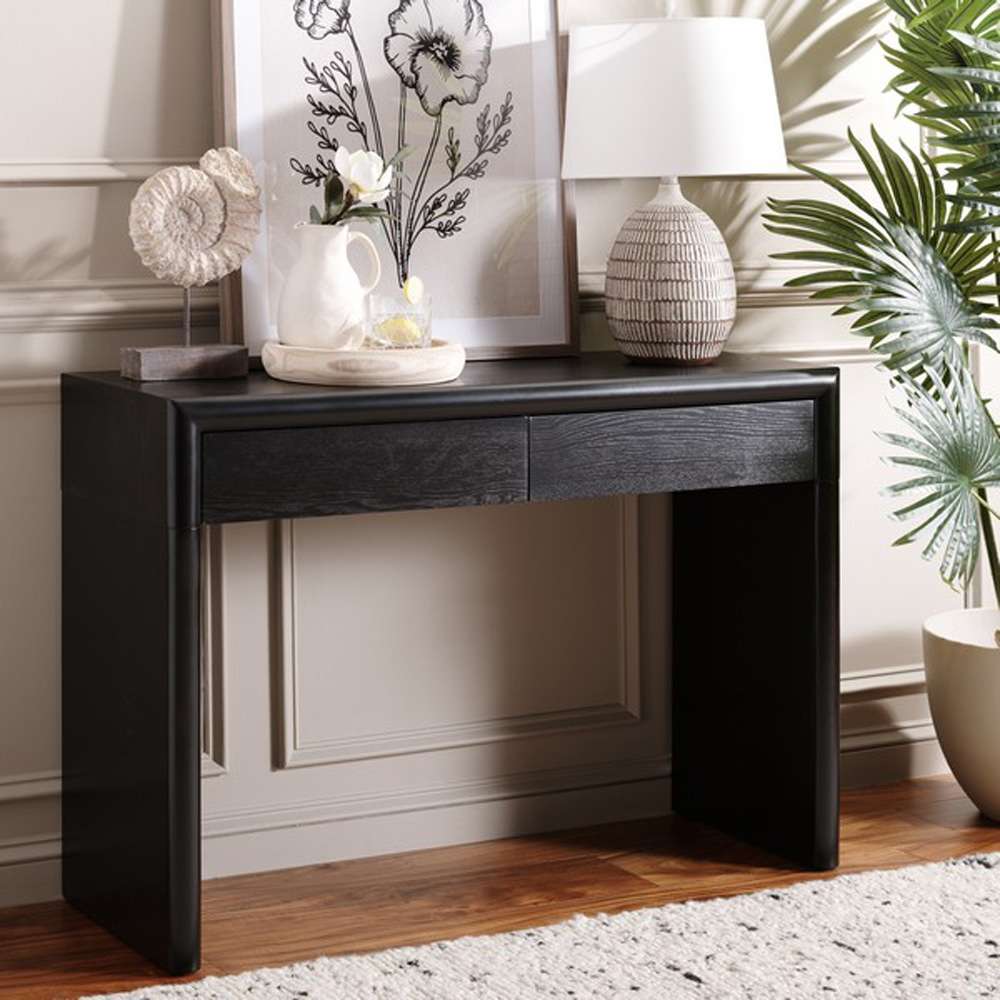 Safavieh - Rune Console Table W/ Drawers - Black - CNS9705C veiw 3