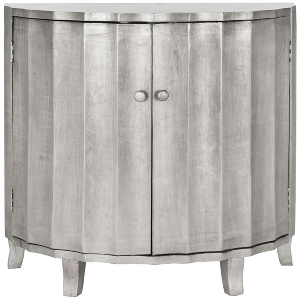 Safavieh - Rutherford Demilune Cabinet - Silver - AMH1516A veiw 1