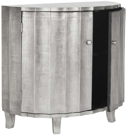 Safavieh - Rutherford Demilune Cabinet - Silver - AMH1516A veiw 3