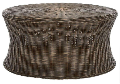 Safavieh - Ruxton Coctail Ottoman - Dark Brown - FOX6530D veiw 1