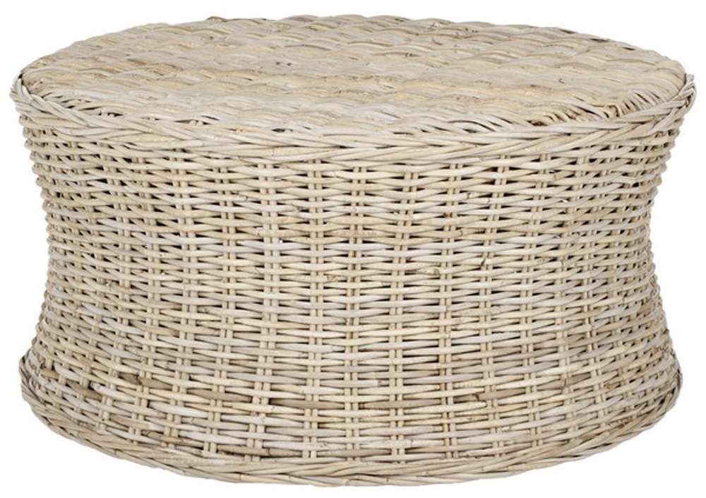 Safavieh - Ruxton Coctail Ottoman - Natural Unfinished - FOX6530A veiw 1