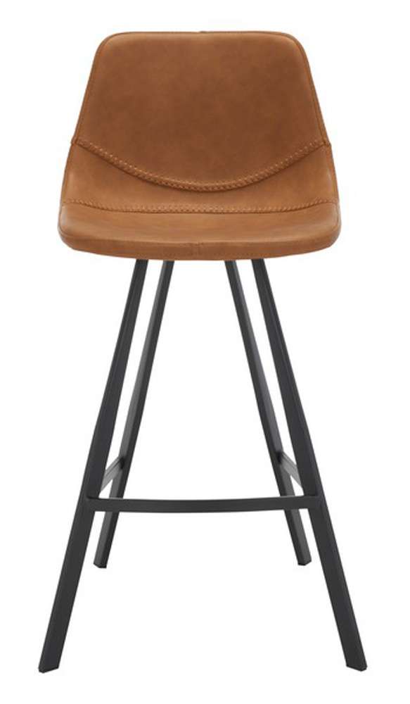 Safavieh - Ryanne Counter Stool - Cognac - Black - BST3017B veiw 1
