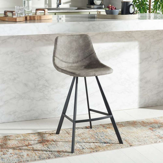 Safavieh - Ryanne Counter Stool - Grey - Black - BST3017A veiw 2