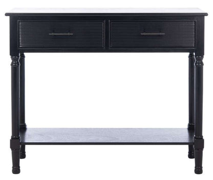 Safavieh - Ryder 2Drw Console Table - Black - CNS5719B veiw 1