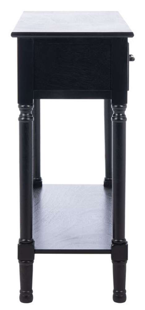 Safavieh - Ryder 2Drw Console Table - Black - CNS5719B veiw 4