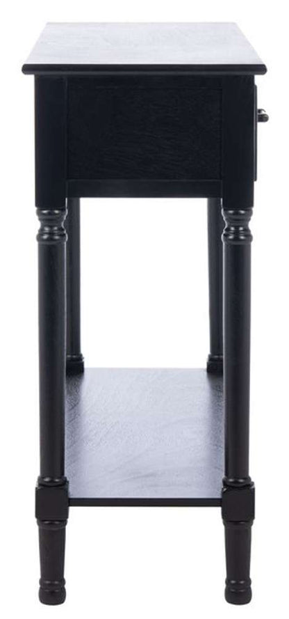 Safavieh - Ryder 2Drw Console Table - Black - CNS5719B veiw 4