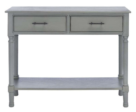 Safavieh - Ryder 2Drw Console Table - Distressed - Grey - CNS5719C veiw 1