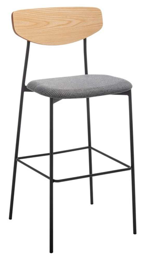 Safavieh - Ryker Barstool - Oak - Grey - BST3008D veiw 3