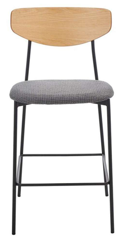 Safavieh - Ryker Counter Stool - Oak - Grey - BST3009D veiw 1