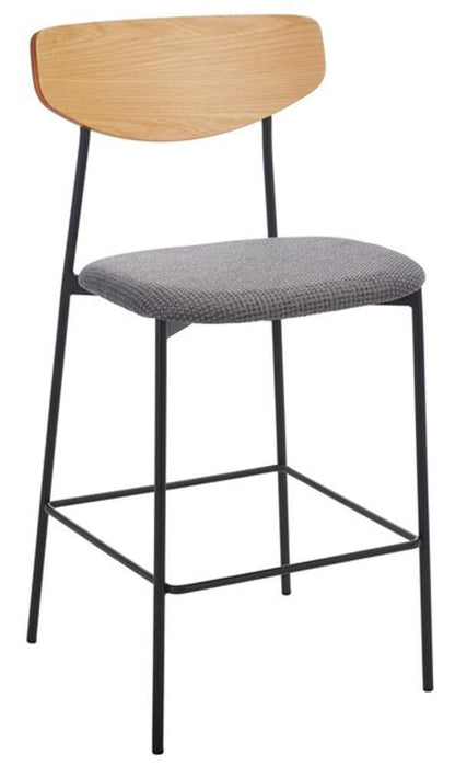 Safavieh - Ryker Counter Stool - Oak - Grey - BST3009D veiw 3