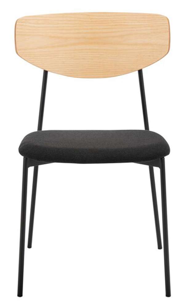 Safavieh - Ryker Dining Chair - Oak - Black  (Set of 2) - DCH3007C-SET2 veiw 1