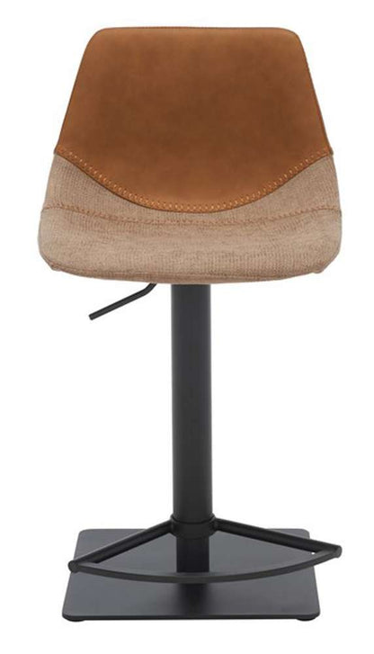 Safavieh - Rylen Gas Lift Bar Stool - Cognac - Black - BST3012A veiw 1