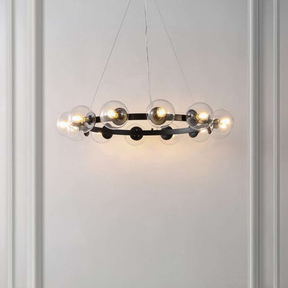 Safavieh - Rylian 12 Lt 38in Chandelier - Black - CHA4063A veiw 2