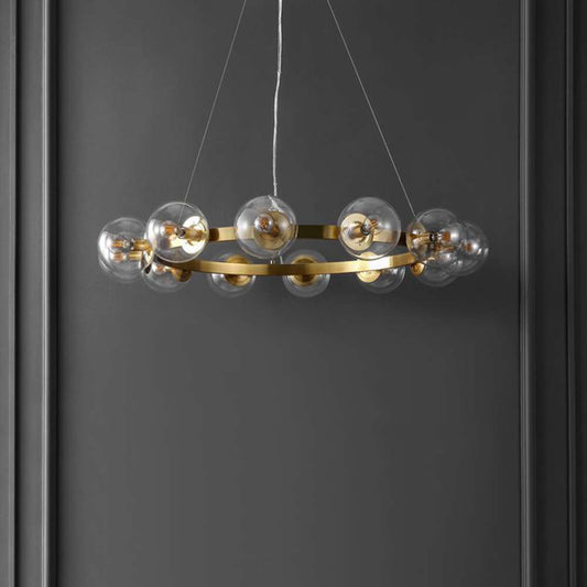 Safavieh - Rylian 12 Lt 38in Chandelier - Brass - CHA4063C veiw 1