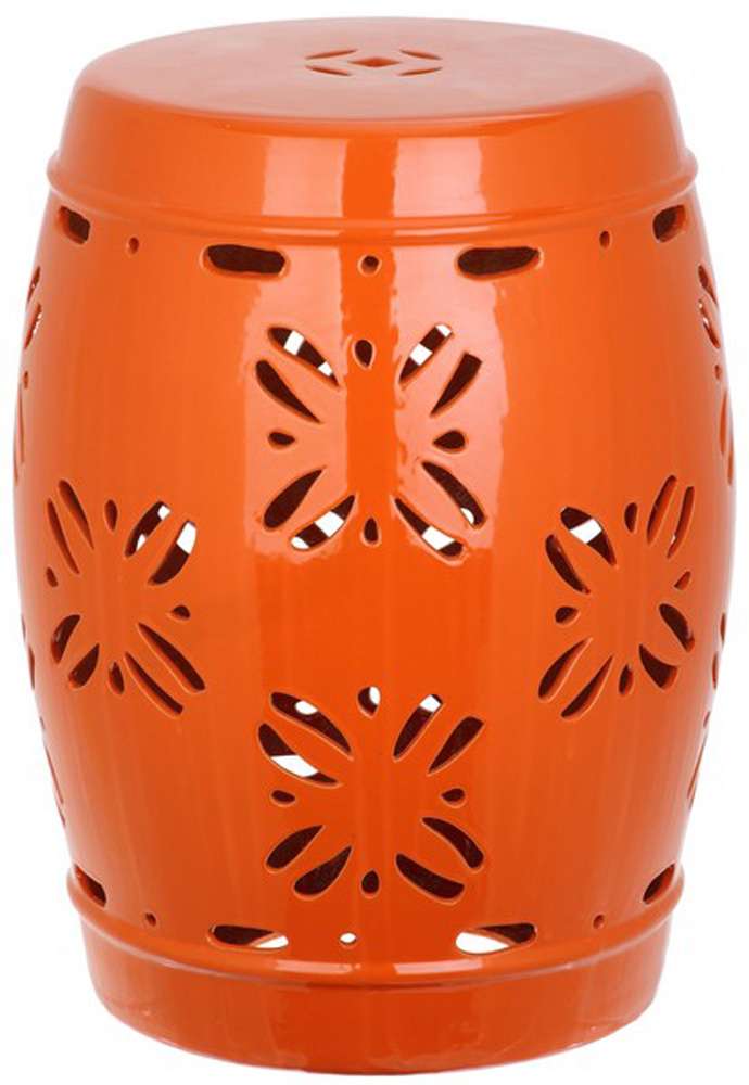 Safavieh - Sakura Garden Stool - Orange - ACS4543D veiw 1