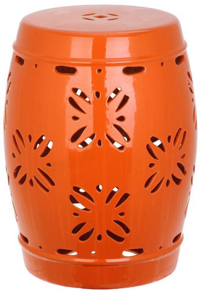 Safavieh - Sakura Garden Stool - Orange - ACS4543D veiw 1