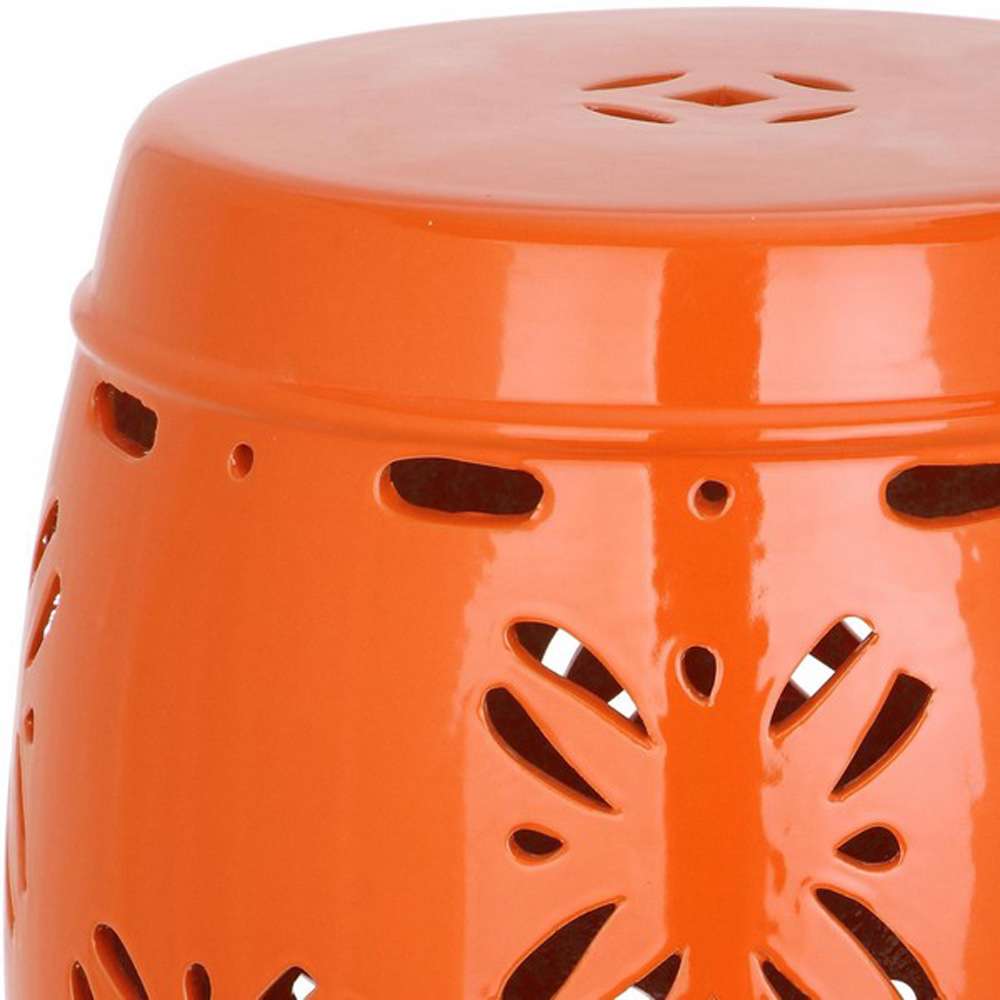 Safavieh - Sakura Garden Stool - Orange - ACS4543D veiw 2