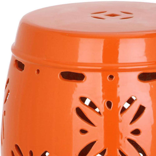Safavieh - Sakura Garden Stool - Orange - ACS4543D veiw 2