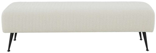 Safavieh - Couture - Salome Bench - Ivory - Black - KNT7041F veiw 1