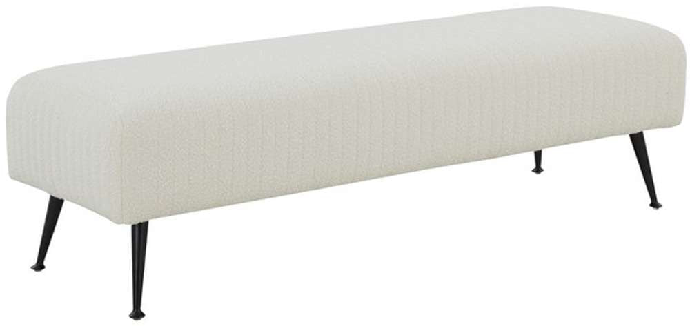 Safavieh - Couture - Salome Bench - Ivory - Black - KNT7041F veiw 3