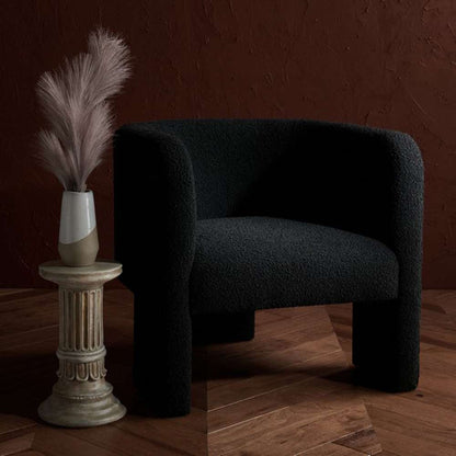 Safavieh - Couture - Sammie 3 Leg Accent Chair - Black - SFV5034B veiw 3