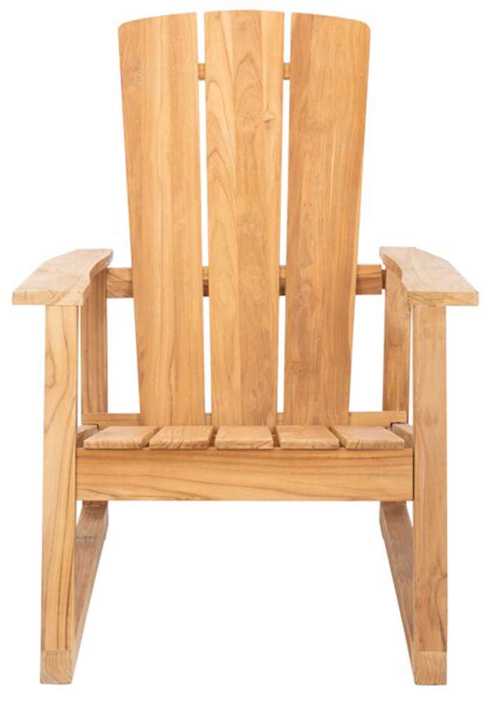 Safavieh - Couture - San Juan Teak Adirondack Chair - Natural - CPT1021A veiw 1