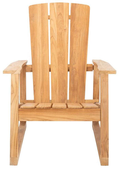 Safavieh - Couture - San Juan Teak Adirondack Chair - Natural - CPT1021A veiw 1