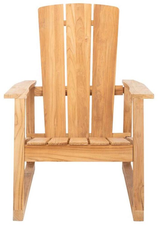 Safavieh - Couture - San Juan Teak Adirondack Chair - Natural - CPT1021A veiw 1