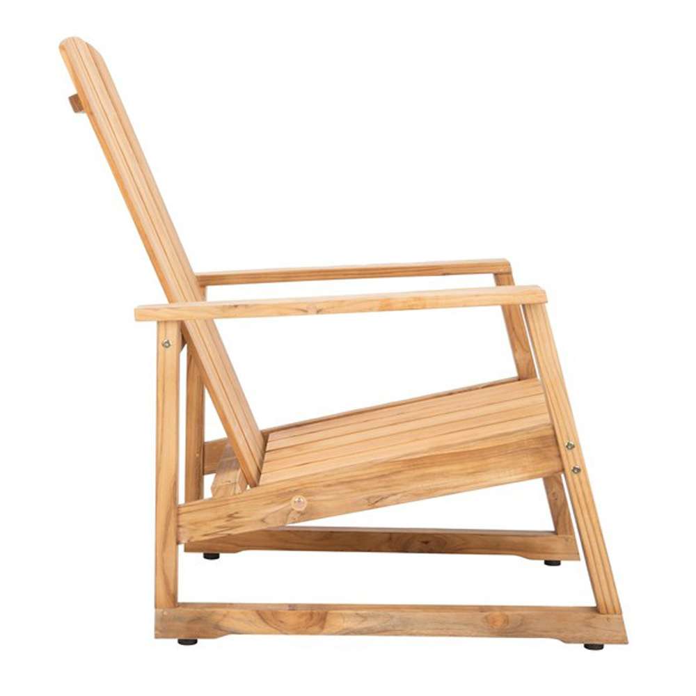 Safavieh - Couture - San Juan Teak Adirondack Chair - Natural - CPT1021A veiw 3