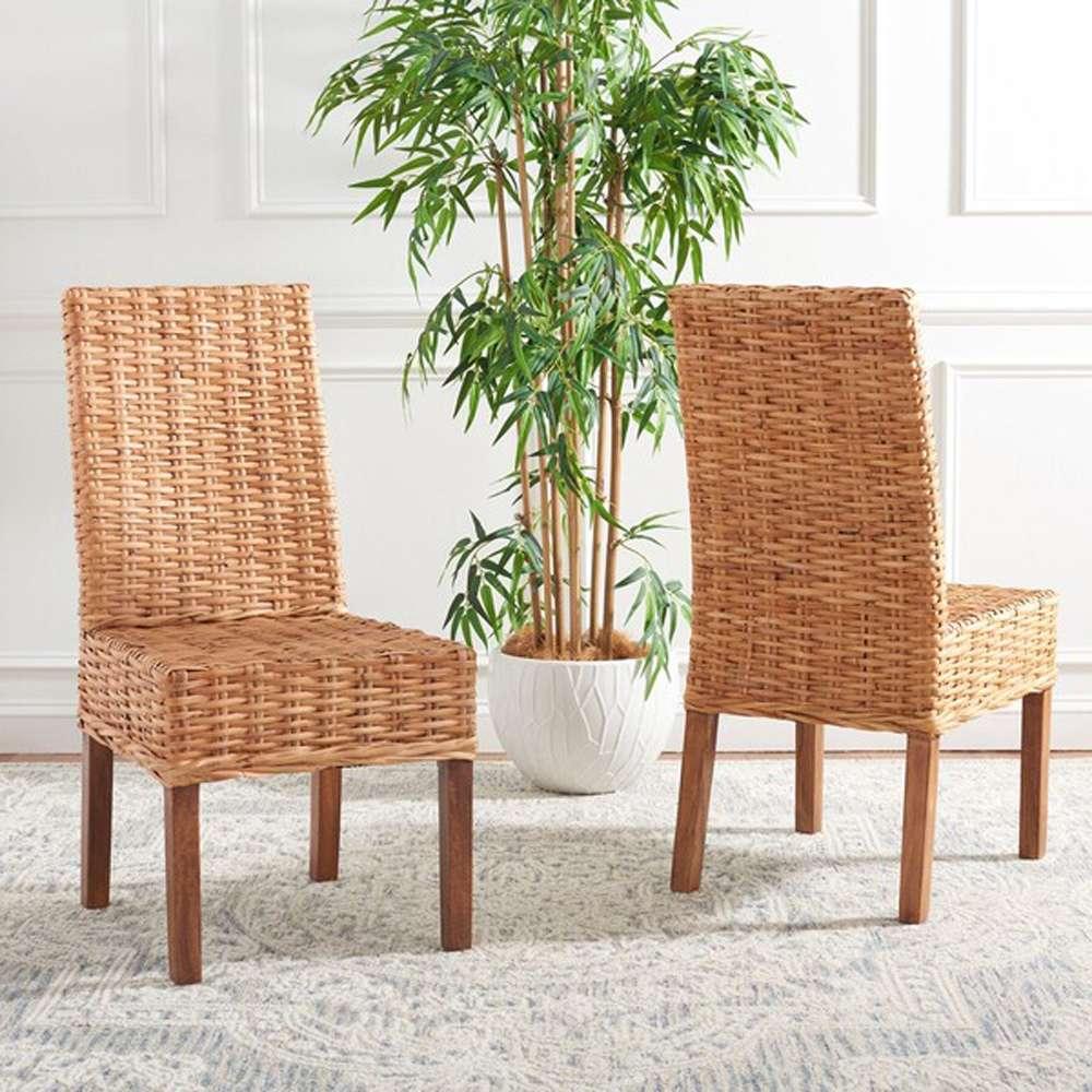 Safavieh - Sanibel Side Chair - Honey  (Set of 2) - FOX6504B-SET2 veiw 2