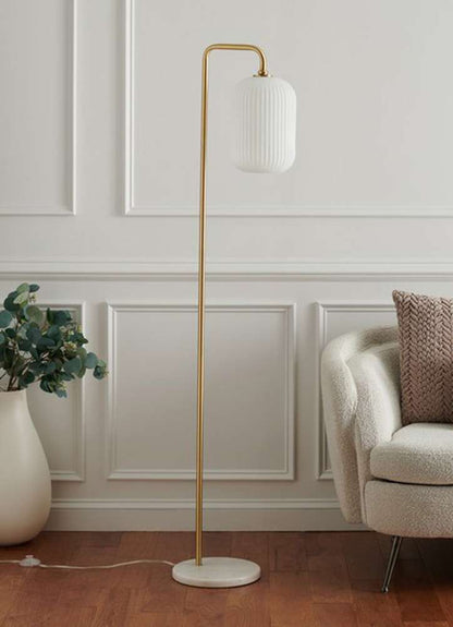 Safavieh - Santina 60in Floor Lamp - Gold - White Marble - FLL7007A veiw 1