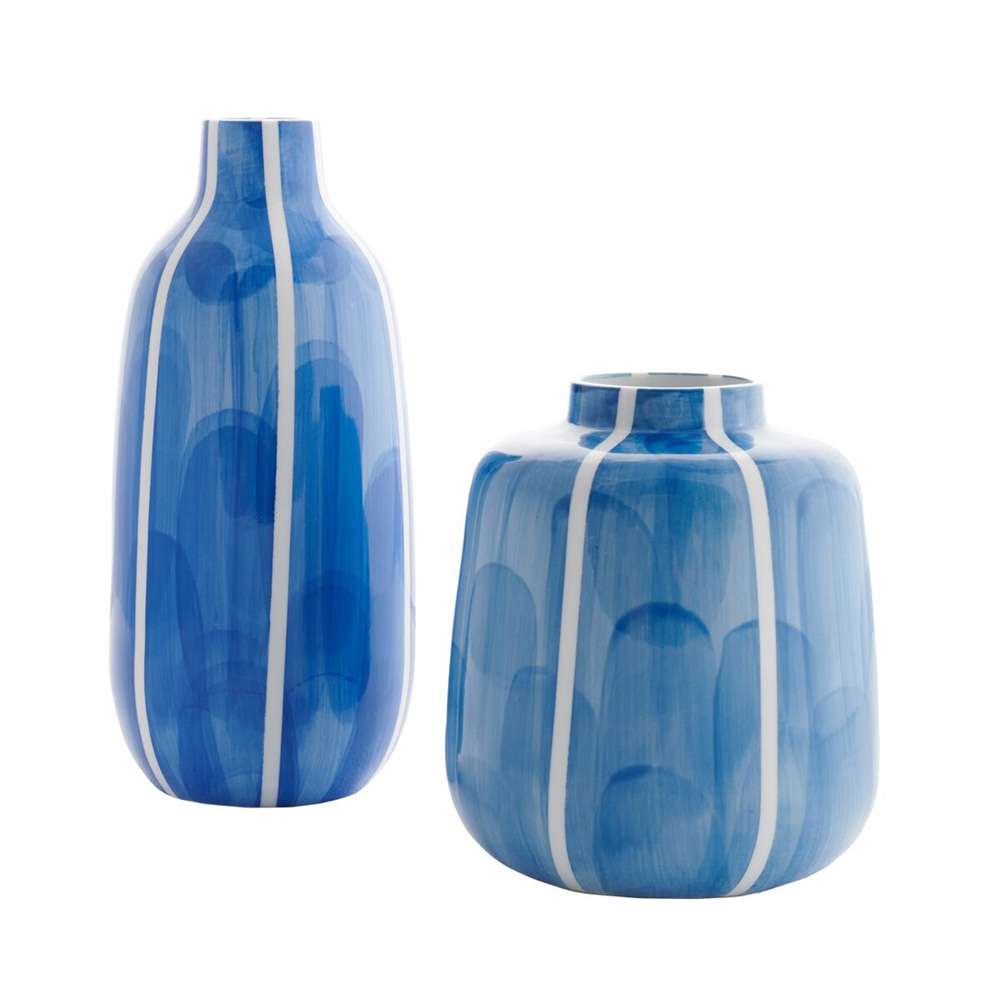 Safavieh - Saori Ceramic Vase - Blue - White  (Set of 2) - RDC4012A-SET2 veiw 1